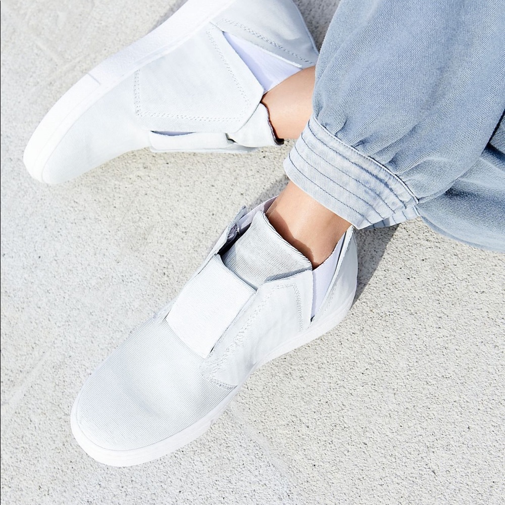 Free people master hi top sneakers
